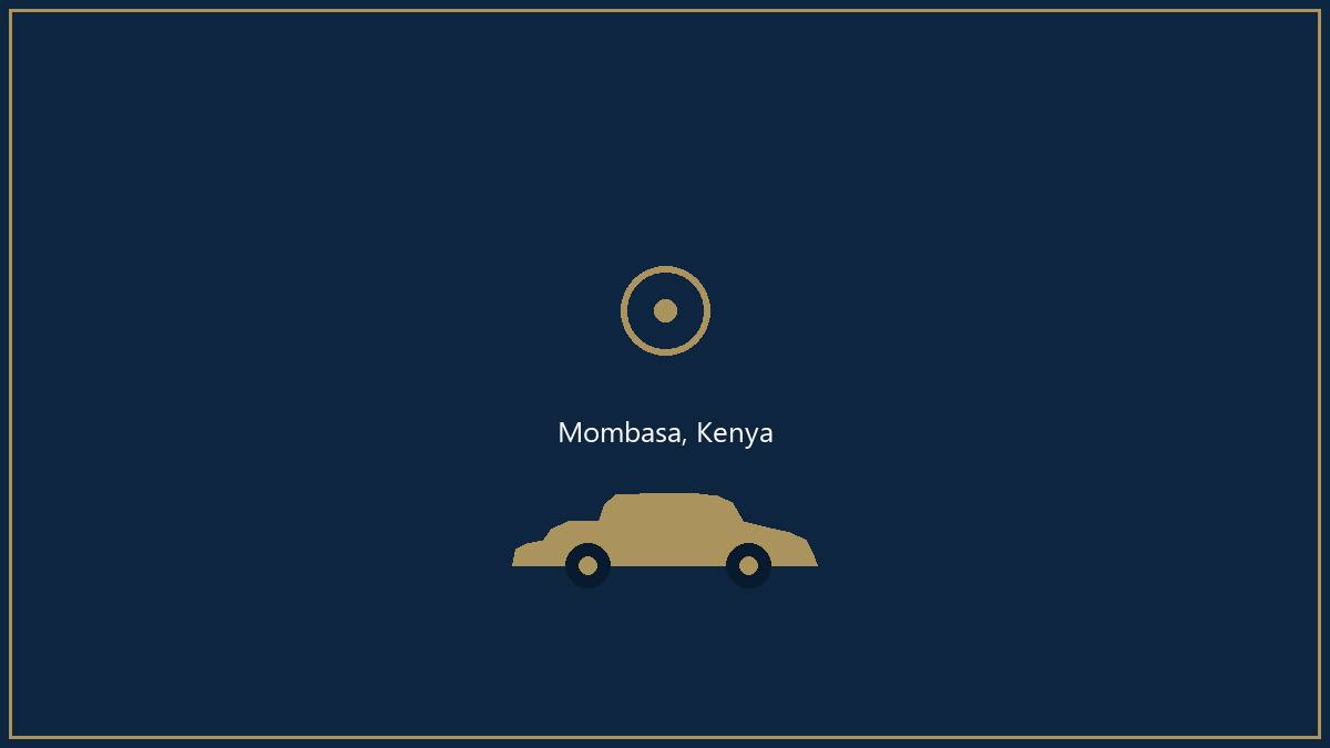 Map showing the Classic Cars Mombasa showroom location in Mombasa
