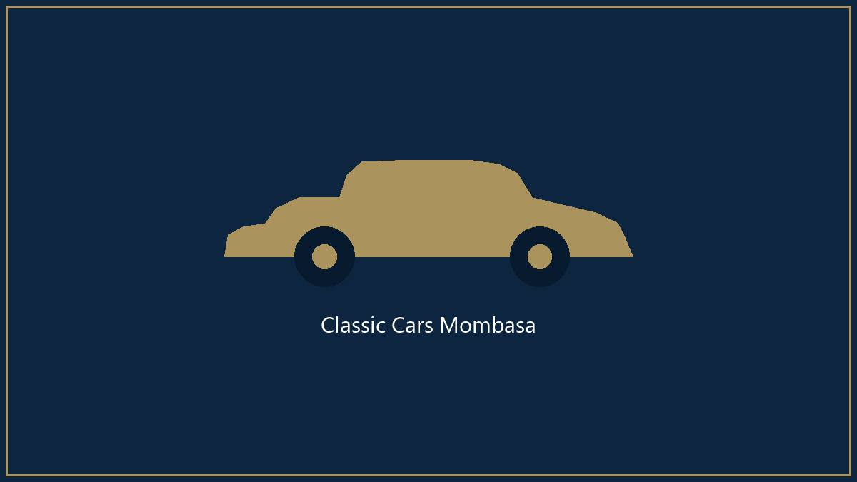 The Classic Cars Mombasa team on the showroom forecourt